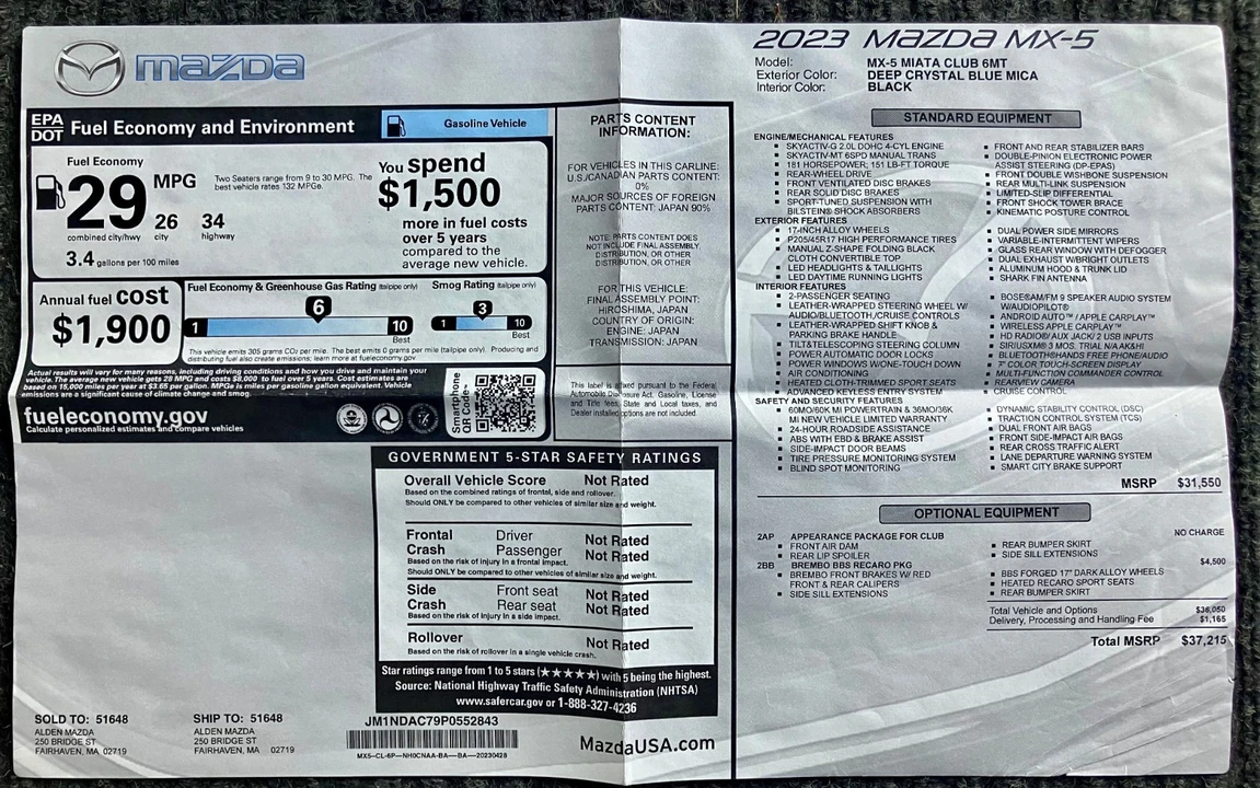 2023 Mazda ND MX-5 Miata - Image 25 of 27