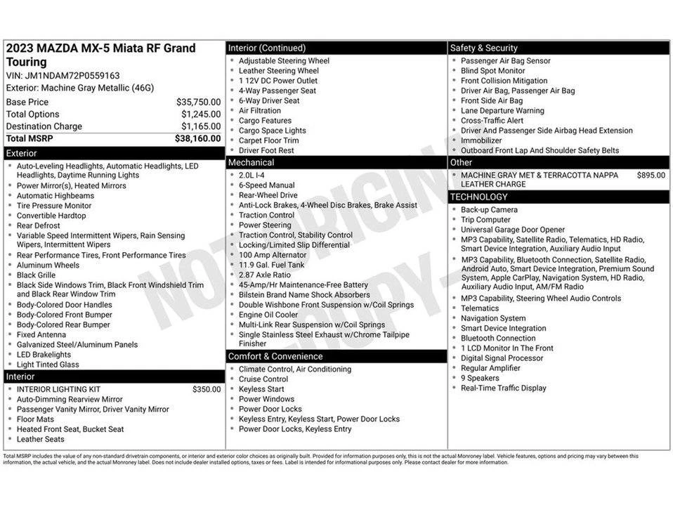 2023 Mazda ND MX-5 Miata - Image 2 of 20