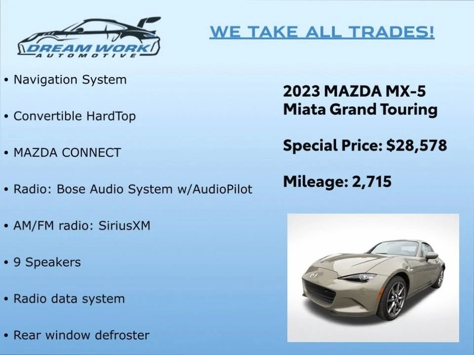 2023 Mazda ND MX-5 Miata - Image 2 of 18