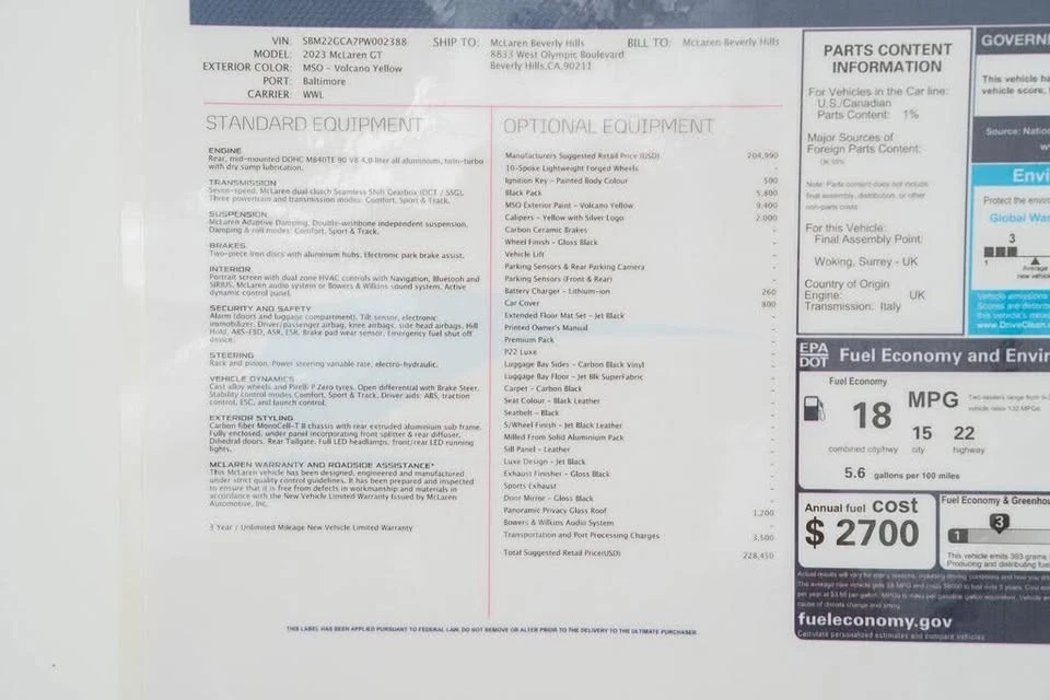2023 McLaren GT - Image 20 of 20