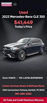 2023 Mercedes-Benz GLE GLE 350 Sport Utility 4D