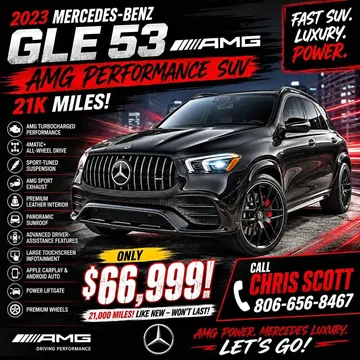 2023 Mercedes-Benz Mercedes-AMG GLE GLE 53 4MATIC Sport Utility 4D