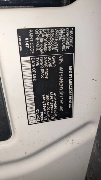 2023 Mercedes-Benz VS30 Sprinter - Image 2 of 15