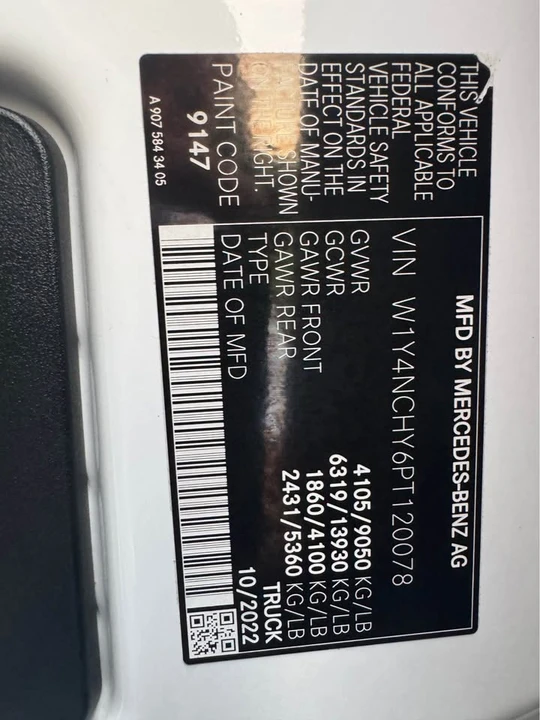 2023 Mercedes-Benz VS30 Sprinter - Image 13 of 13