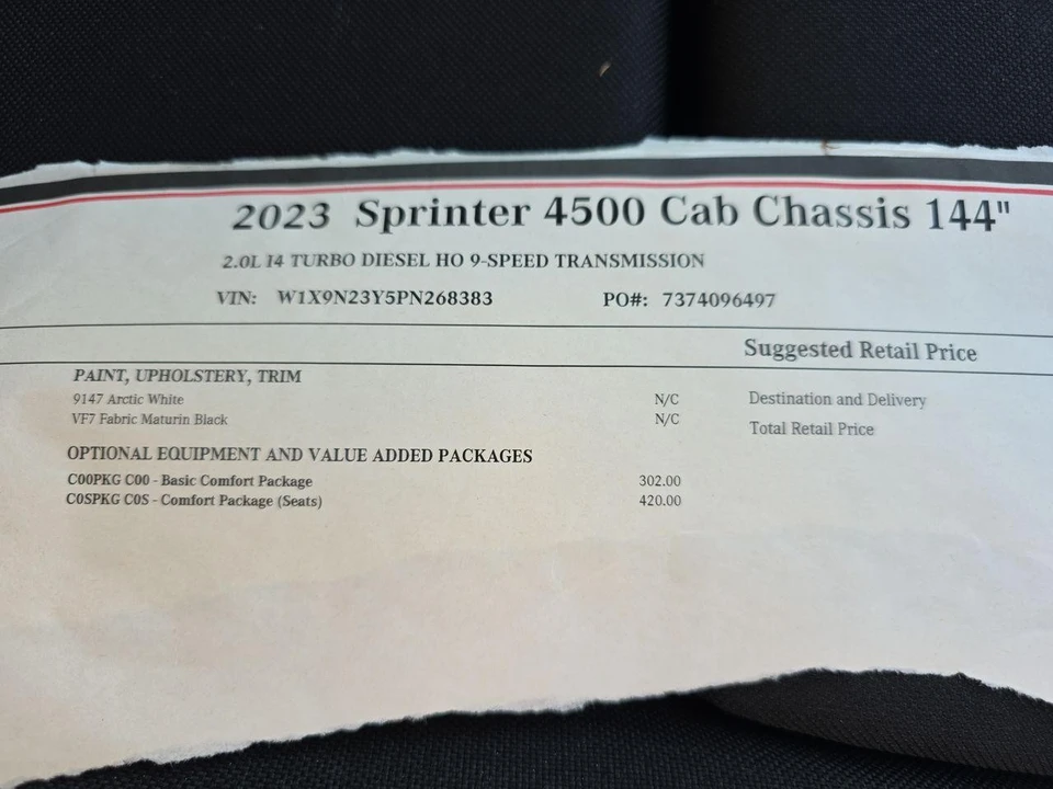 2023 Mercedes-Benz VS30 Sprinter - Image 7 of 21