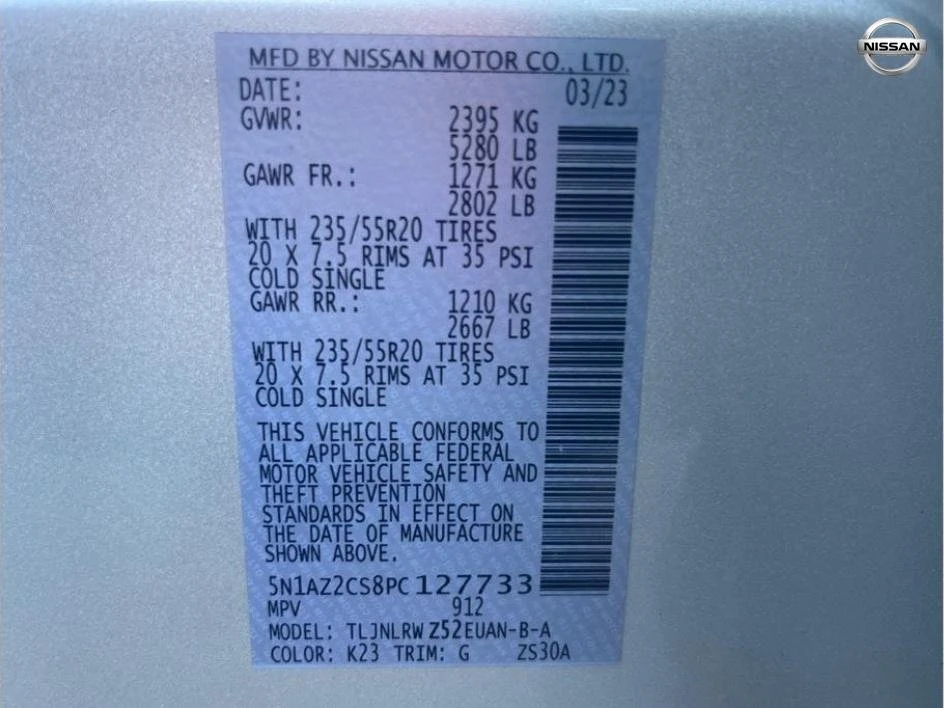 2023 Nissan Murano 3rd Gen - Image 16 of 20