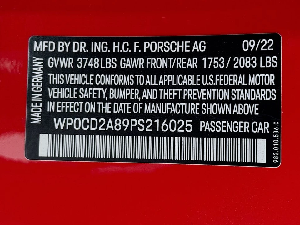 2023 Porsche 718 Boxster GTS 4.0 - Image 29 of 29
