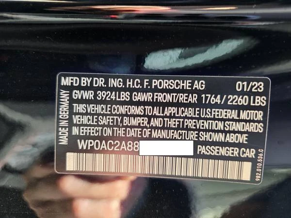 2023 Porsche 718 Cayman GT4 - Image 11 of 12