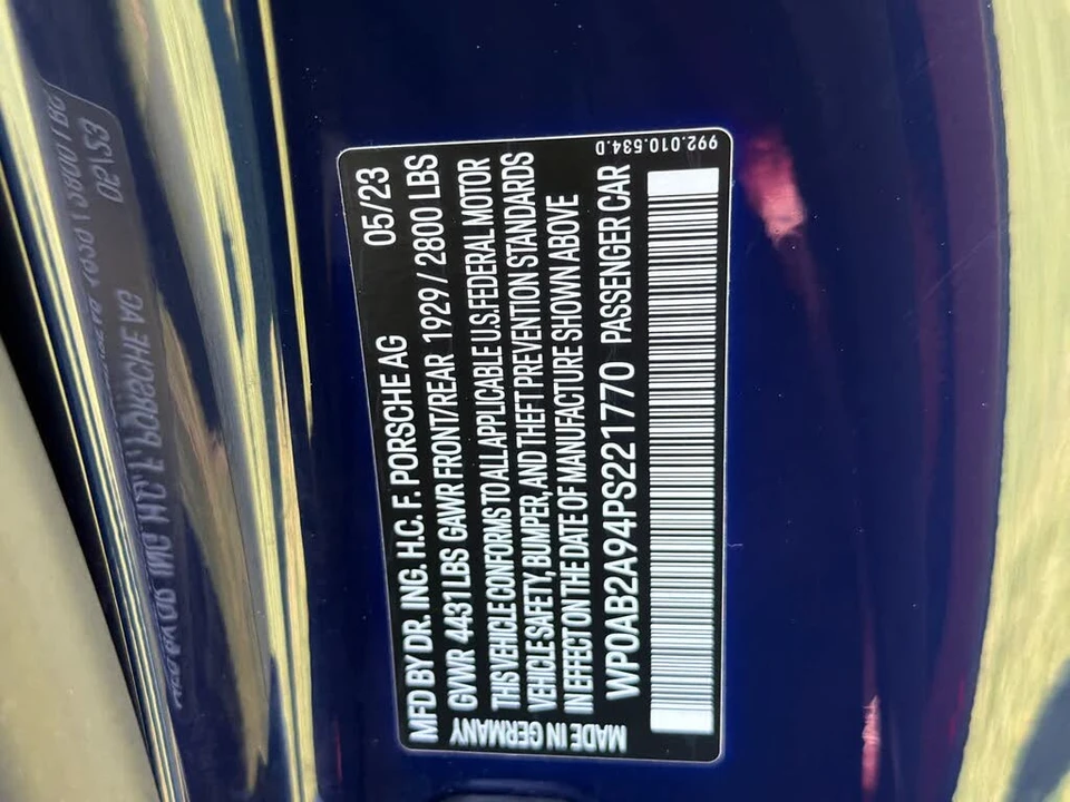 2023 Porsche 992 Carrera 4S - Image 31 of 31