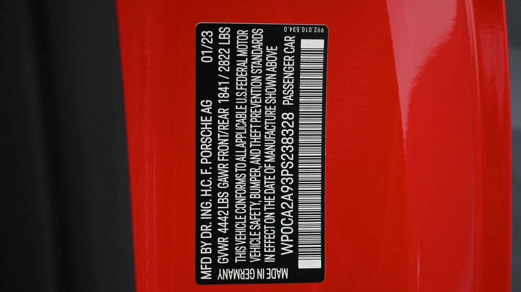 2023 Porsche 992 Carrera - Image 23 of 23