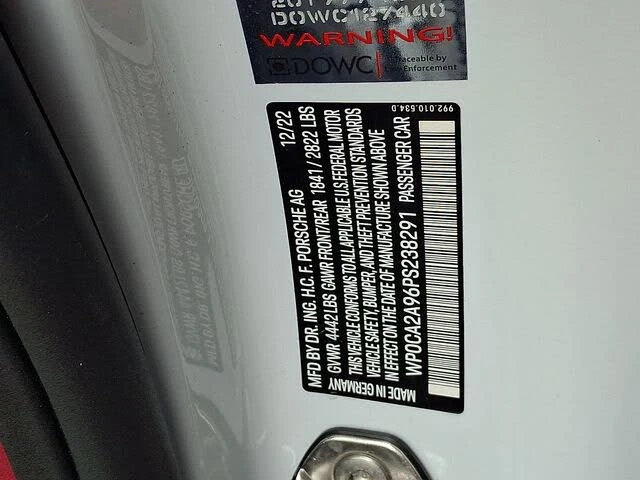 2023 Porsche 992 Carrera - Image 28 of 31