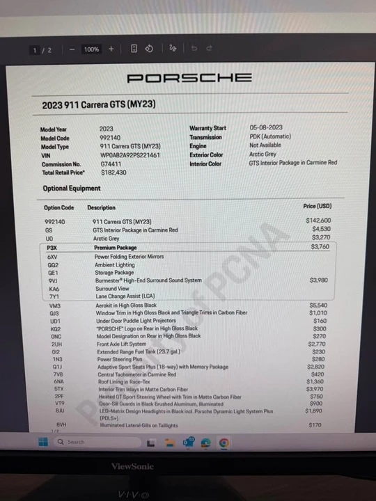2023 Porsche 992 Carrera GTS - Image 13 of 14