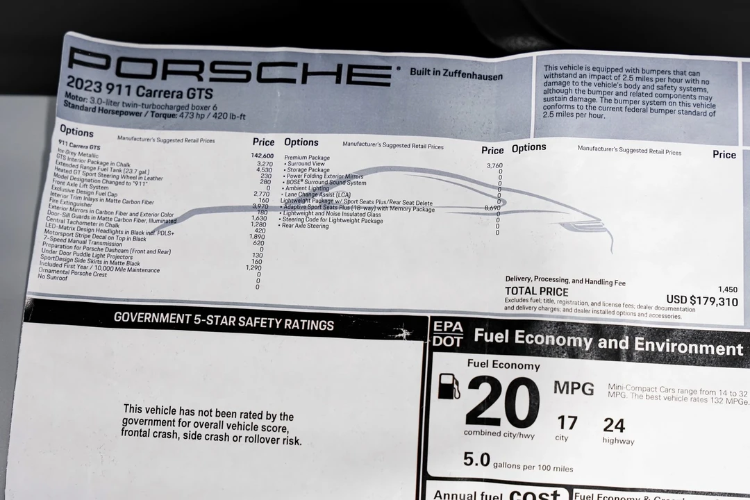 2023 Porsche 992 Carrera GTS - Image 2 of 12