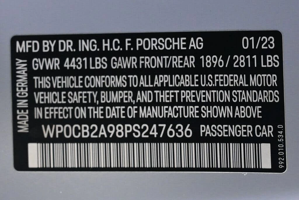 2023 Porsche 992 Carrera S - Image 28 of 28