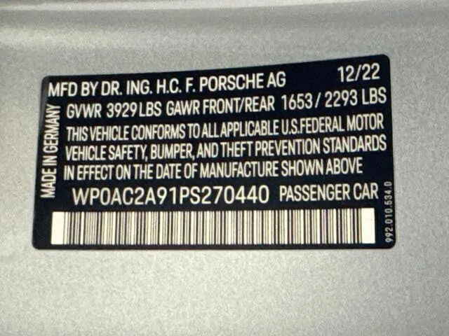 2023 Porsche 992 GT3 - Image 24 of 26
