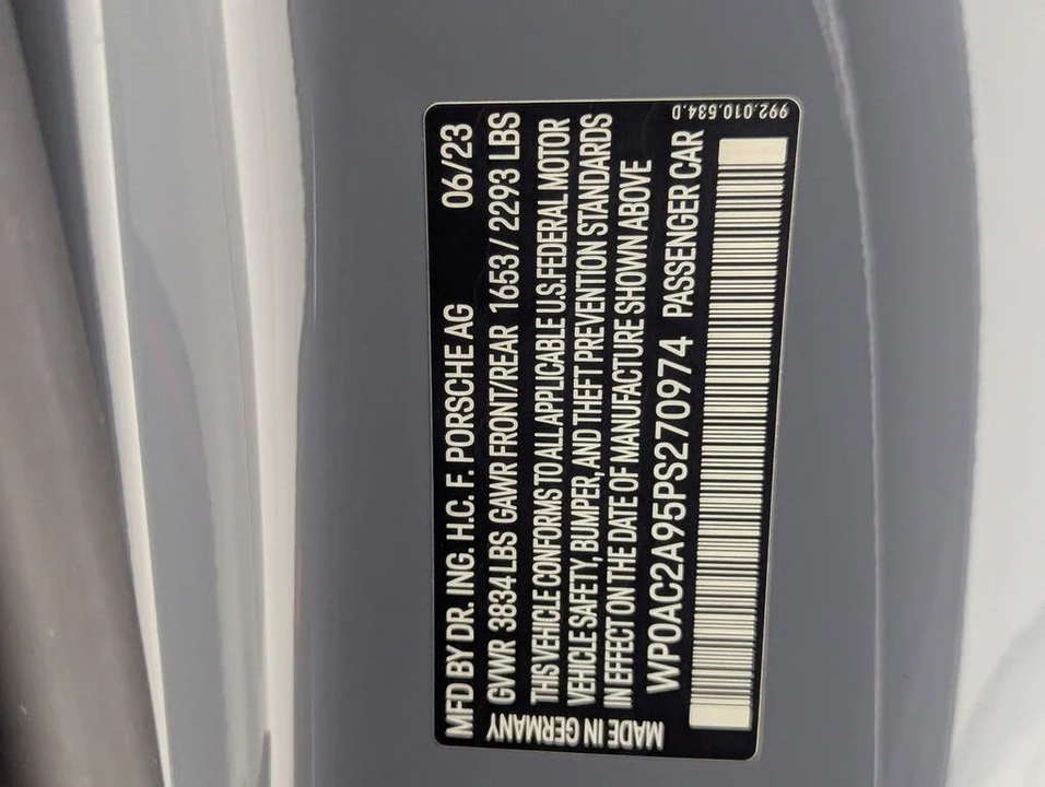 2023 Porsche 992 GT3 - Image 25 of 25