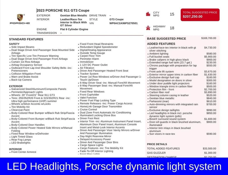 2023 Porsche 992 GT3 - Image 6 of 31
