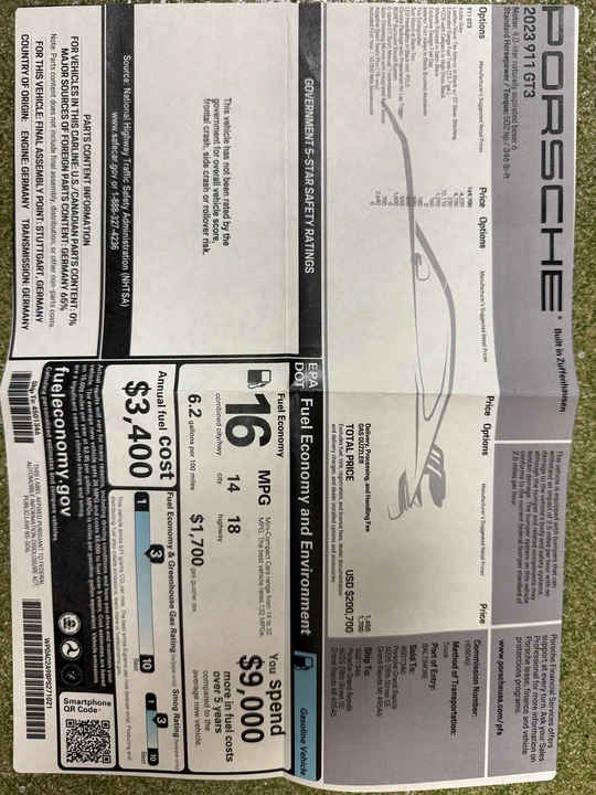 2023 Porsche 992 GT3 - Image 29 of 30