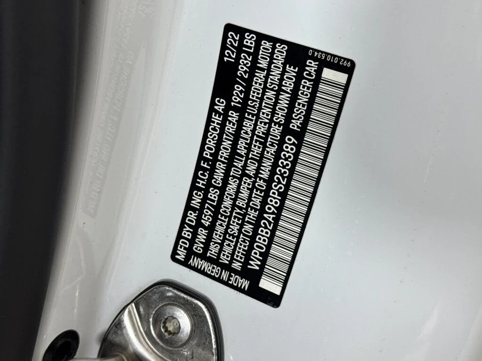 2023 Porsche 992 Targa 4 GTS - Image 29 of 30