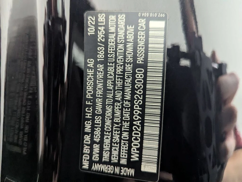 2023 Porsche 992 Turbo S - Image 23 of 23