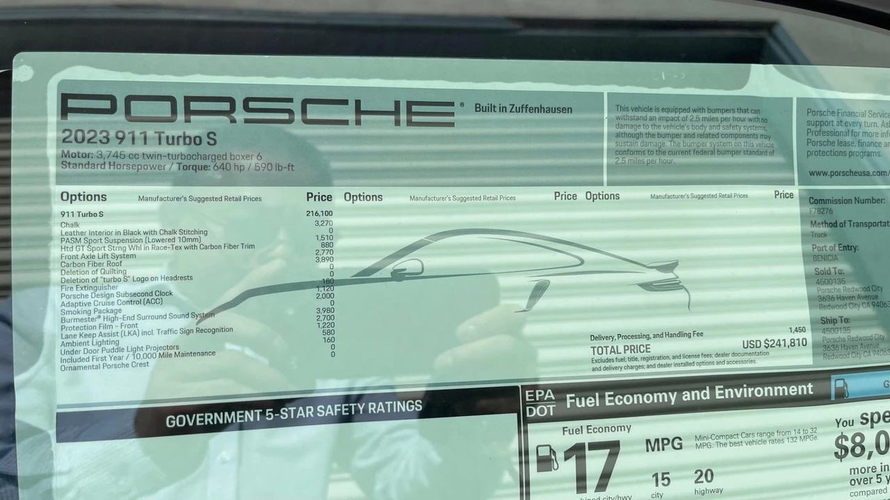 2023 Porsche 992 Turbo S - Image 6 of 10