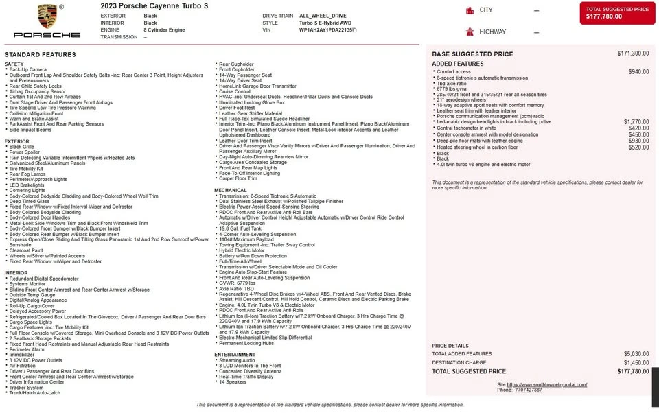 2023 Porsche 9Y0/9Y3 Cayenne - Image 20 of 20