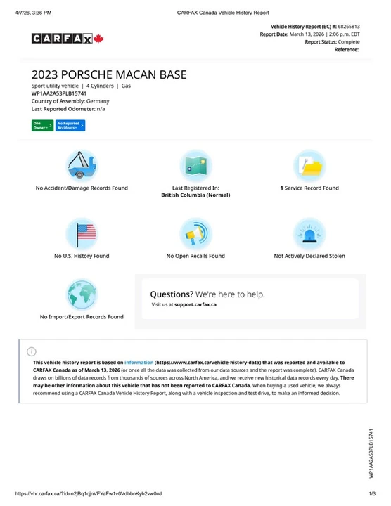 2023 Porsche Macan - Image 2 of 18