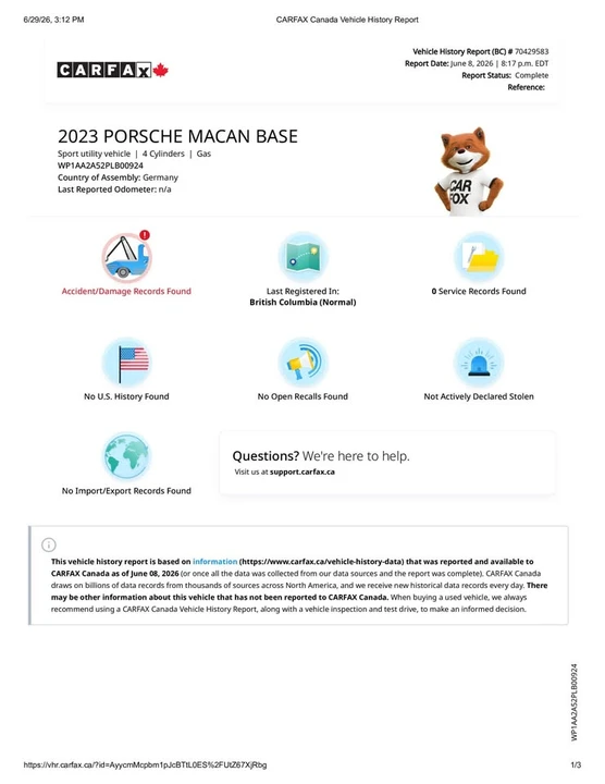 2023 Porsche Macan - Image 2 of 20