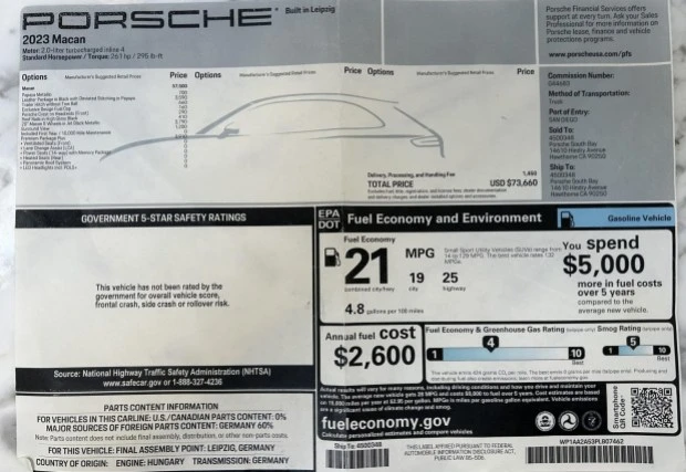 2023 Porsche Macan - Image 8 of 8