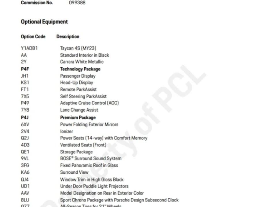 2023 Porsche Taycan 4S - Image 2 of 20