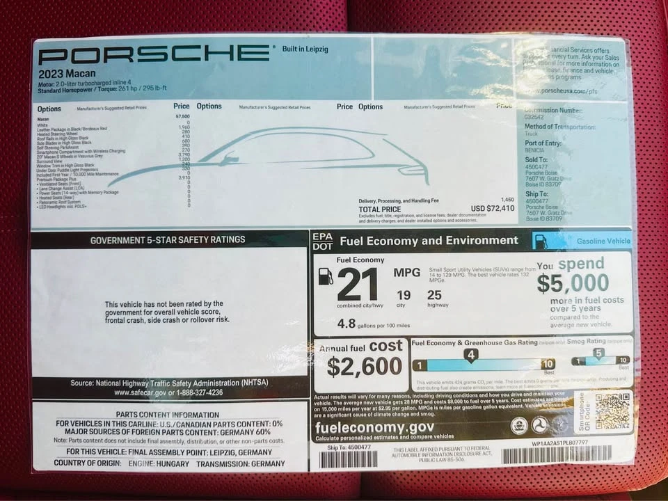 2023 Porsche Macan T - Image 19 of 20