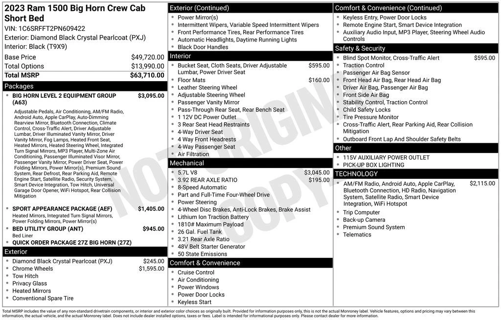 2023 Ram 1500 2nd Gen - Image 3 of 6