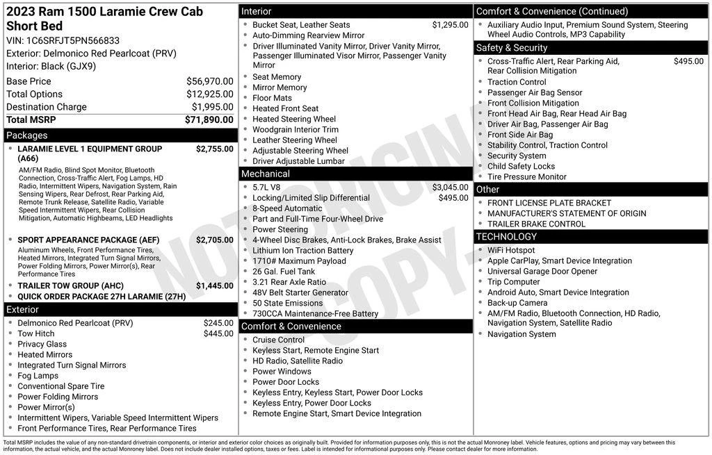 2023 Ram 1500 - Image 2 of 31
