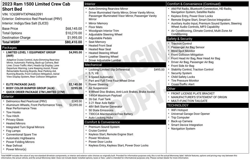 2023 Ram 1500 2nd Gen - Image 2 of 12