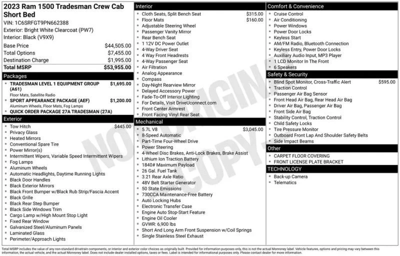 2023 Ram 1500 2nd Gen - Image 3 of 12