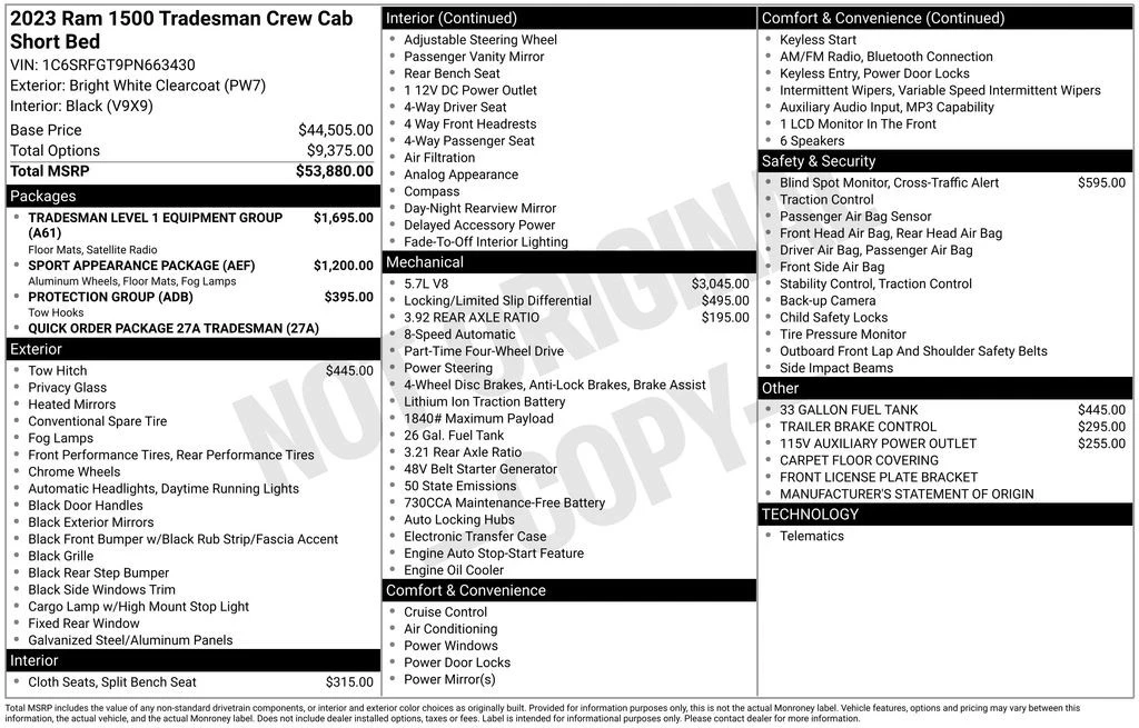 2023 Ram 1500 2nd Gen - Image 2 of 12