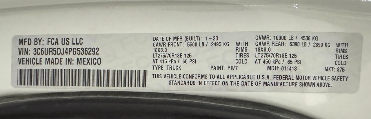 2023 Ram 2500 - Image 25 of 25