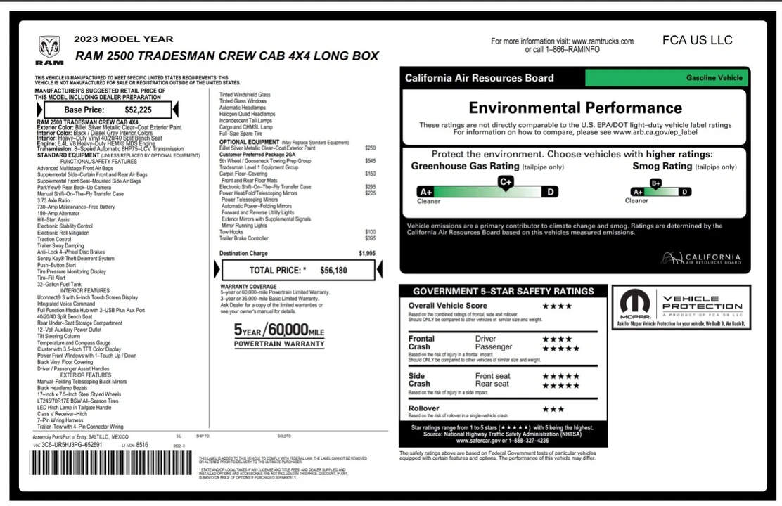2023 Ram 2500 - Image 4 of 12