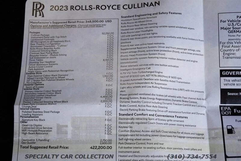 2023 Rolls-Royce Cullinan - Image 4 of 12