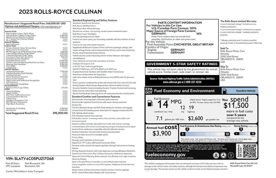 2023 Rolls-Royce Cullinan - Image 4 of 20