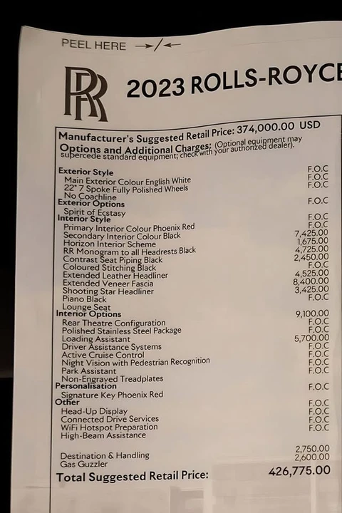 2023 Rolls-Royce Cullinan - Image 3 of 19