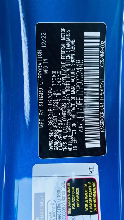 2023 Subaru BRZ 2nd Gen - Image 18 of 20