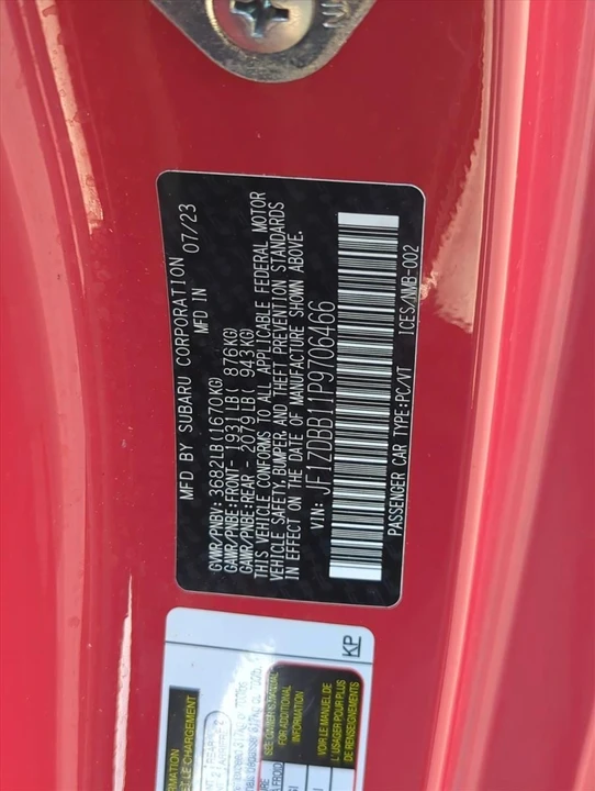 2023 Subaru BRZ 2nd Gen - Image 2 of 21