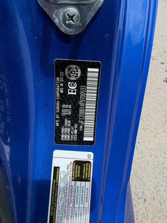 2023 Subaru BRZ 2nd Gen - Image 17 of 19