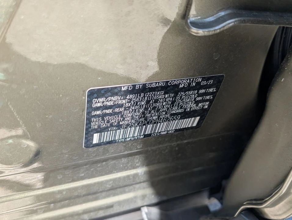 2023 Subaru Forester 5th Gen - Image 20 of 21