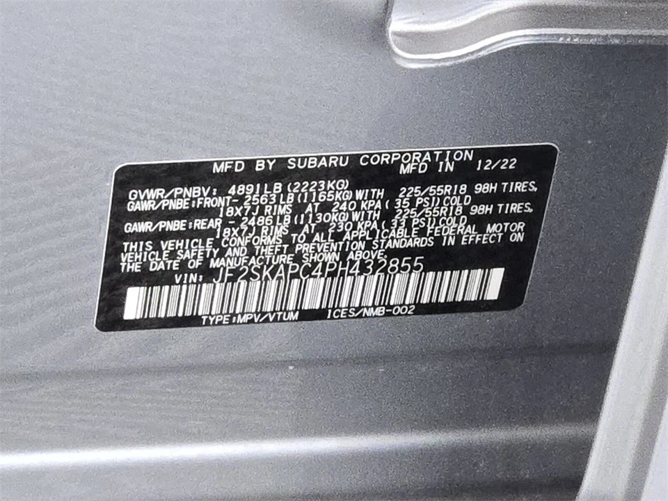 2023 Subaru Forester 5th Gen - Image 19 of 21