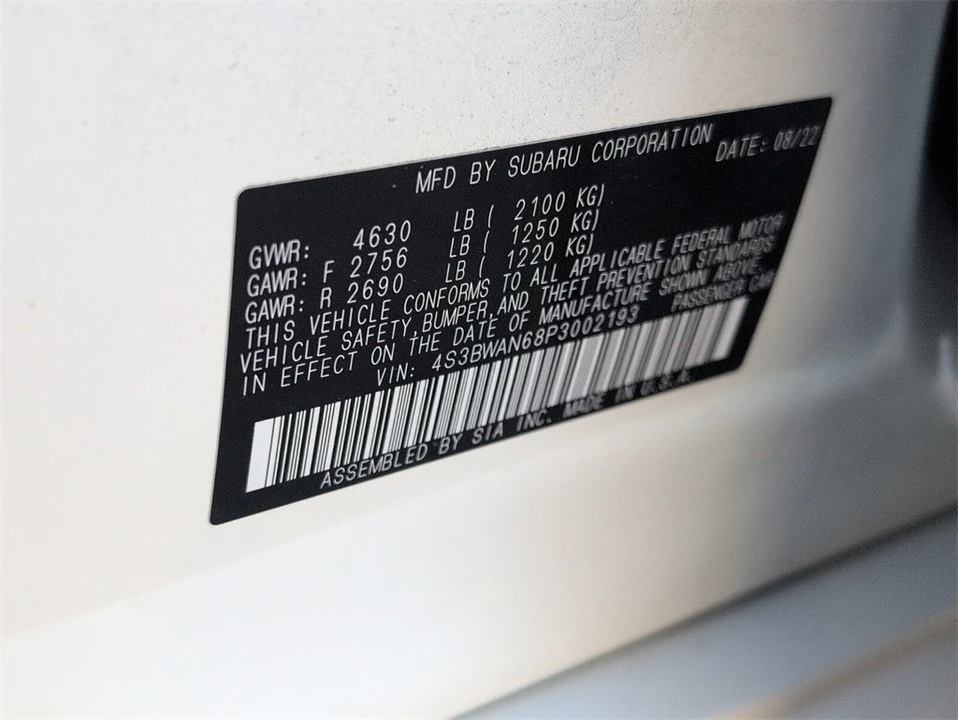 2023 Subaru Legacy 7th Gen - Image 18 of 21