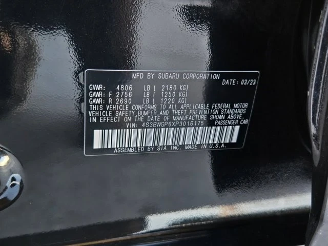 2023 Subaru Legacy 7th Gen - Image 26 of 26