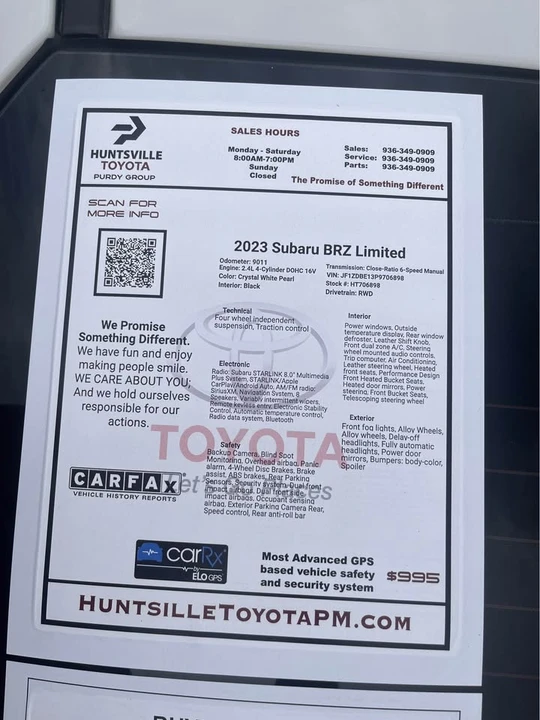 2023 Subaru BRZ 2nd Gen - Image 6 of 6