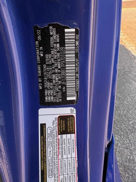 2023 Subaru BRZ 2nd Gen - Image 17 of 17